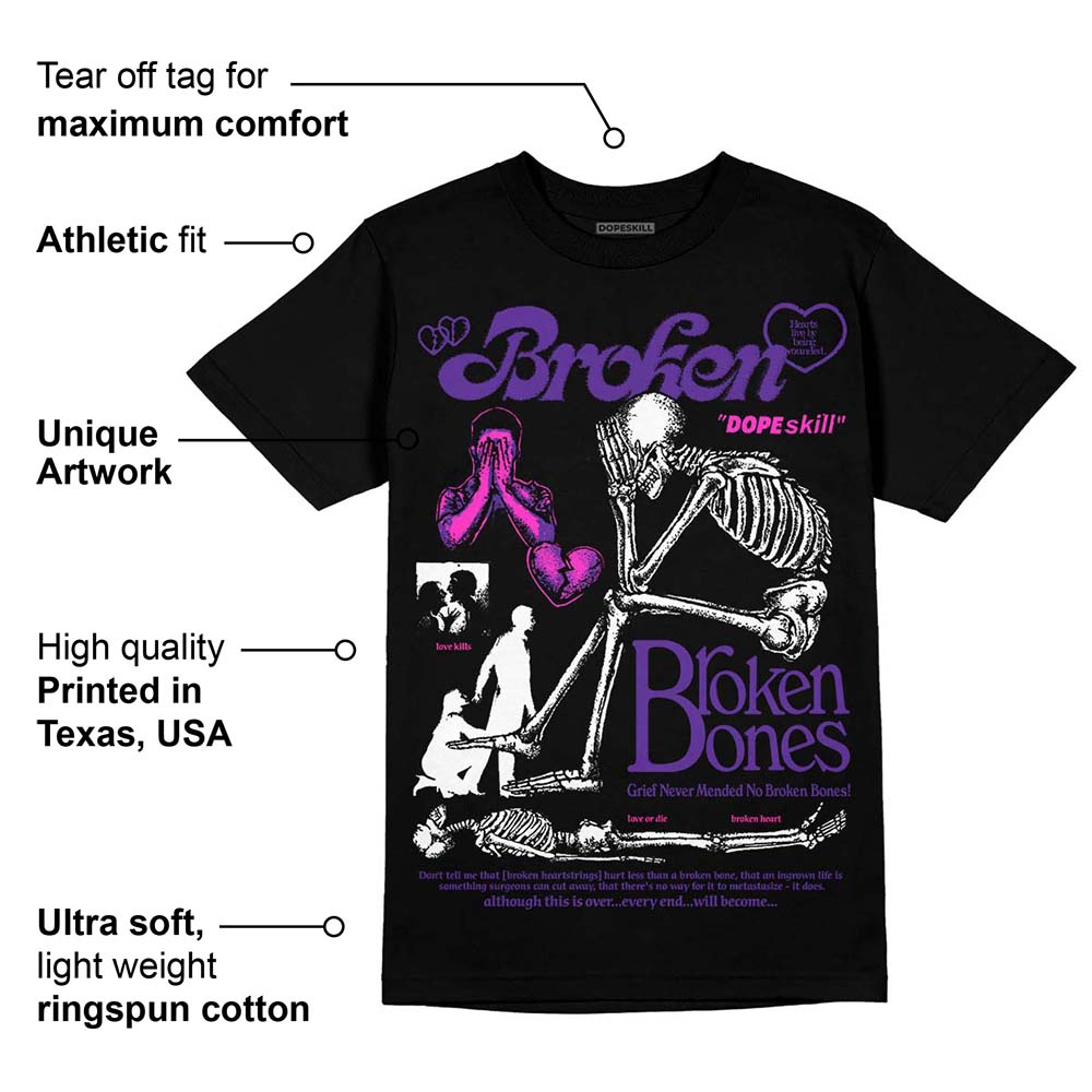 PURPLE Collection superstreetwear T-Shirt Broken Bones Graphic