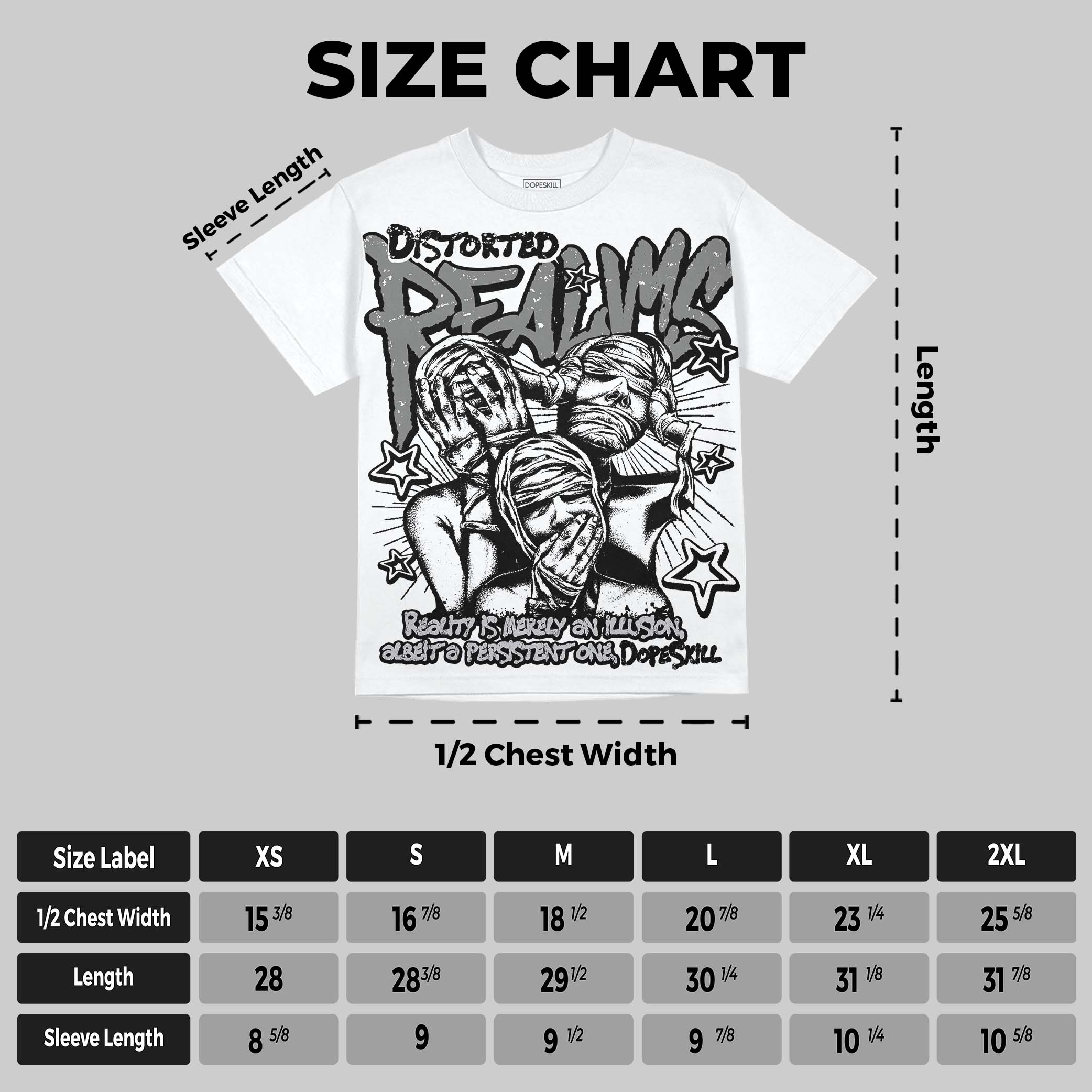 Grey Collection superstreetwear Oversize Print T-Shirt Distorted Realms Graphic
