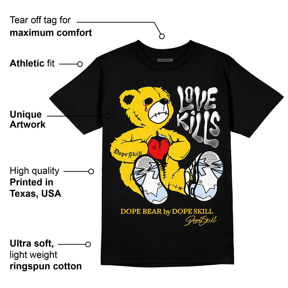 Yellow Ochre 6s superstreetwear T-Shirt Love Kills Graphic