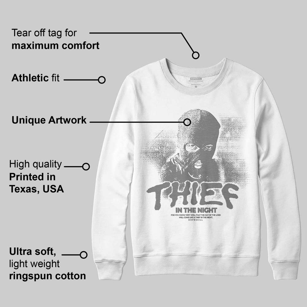 Grey Collection superstreetwear Sweatshirt Thief In The Night Graphic
