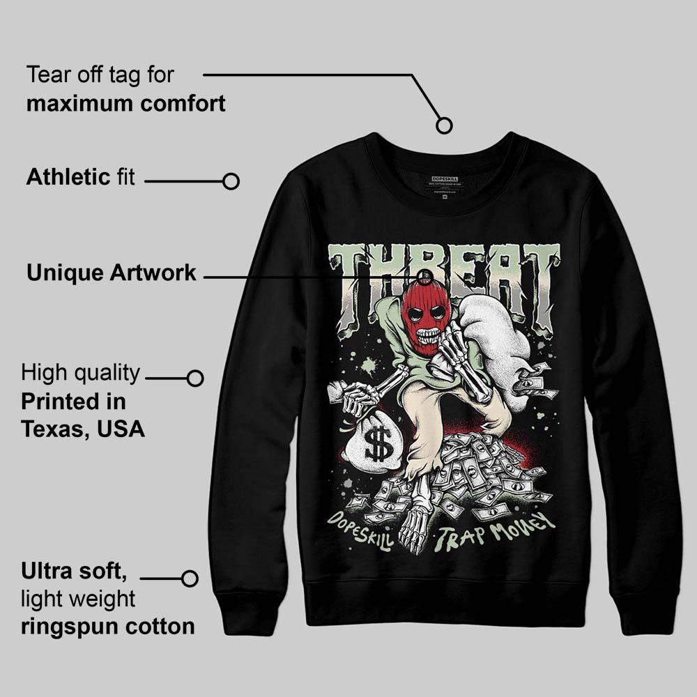 Seafoam 4s 2025 superstreetwear Sweatshirt Threat Graphic