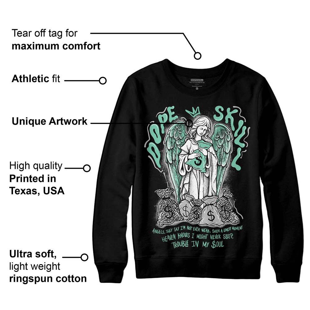 Green Glow 3s superstreetwear Sweatshirt Angels Graphic