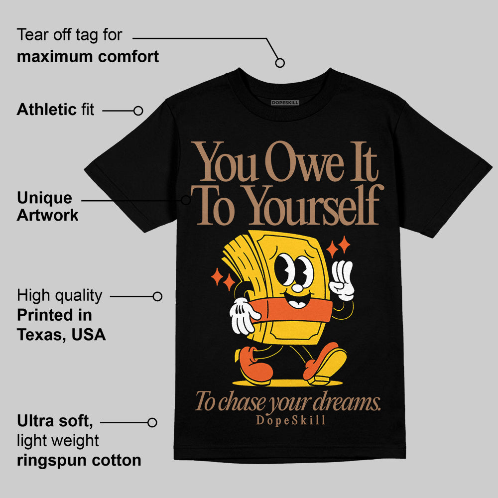 Yellow Collection superstreetwear T-Shirt Owe It To Yourself Graphic