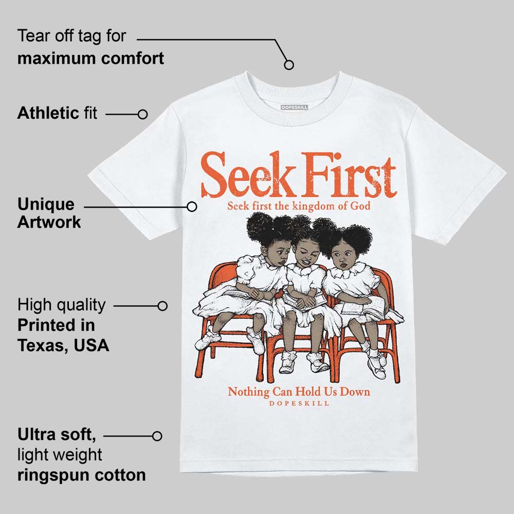 Orange Milk superstreetwear T-Shirt New Seek First Graphic