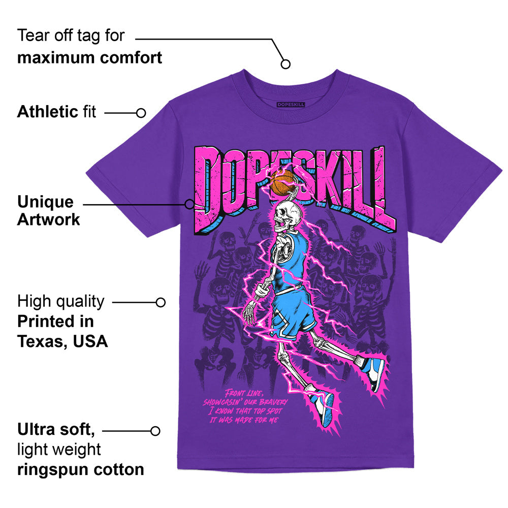 PURPLE Collection superstreetwear Purple T-shirt Thunder Dunk Graphic