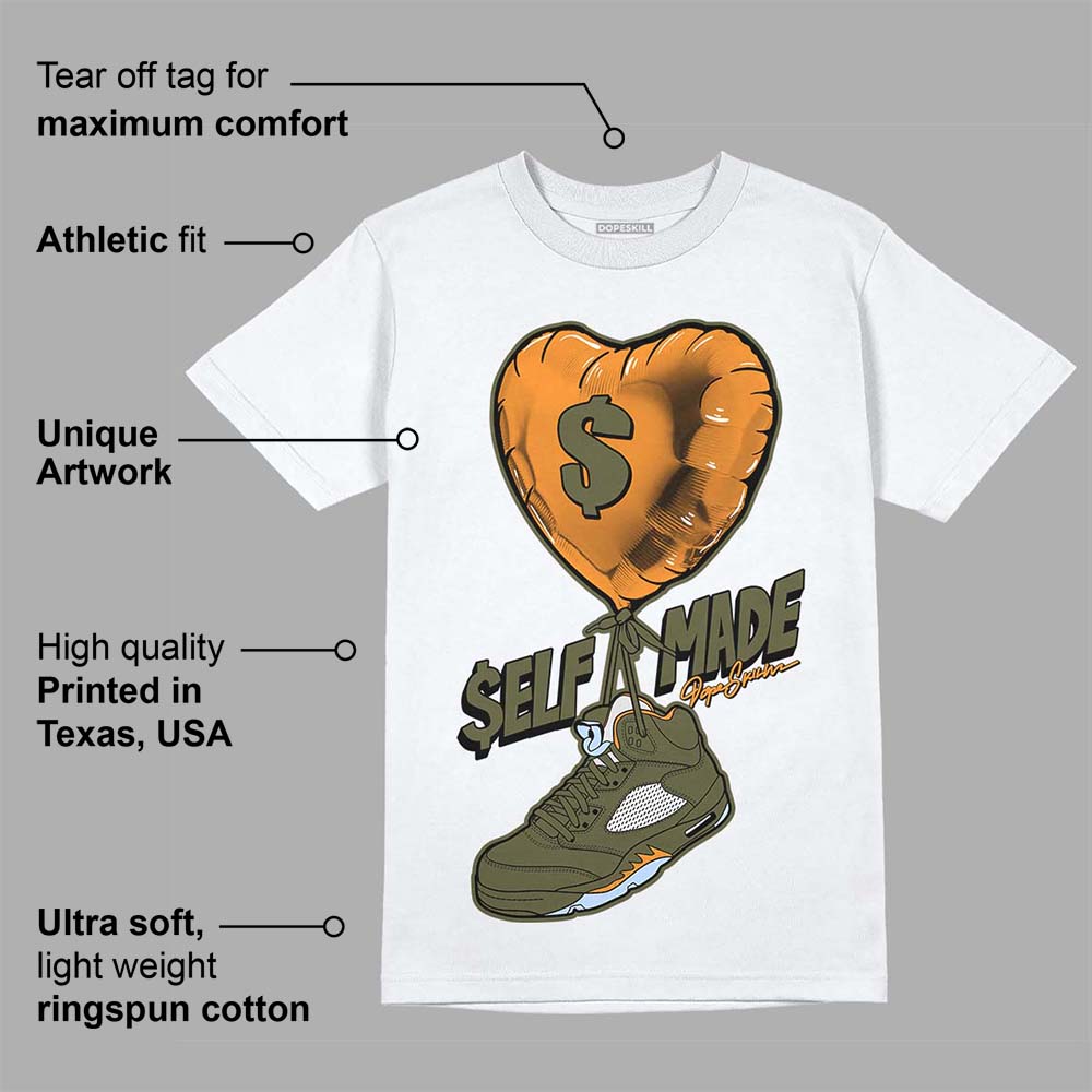 Olive 5s superstreetwear T-Shirt Self Made Graphic