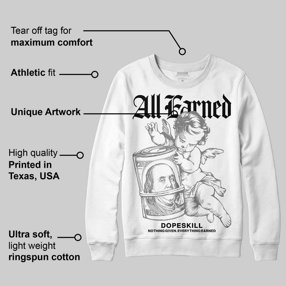 Grey Collection superstreetwear Sweatshirt All Earned Graphic