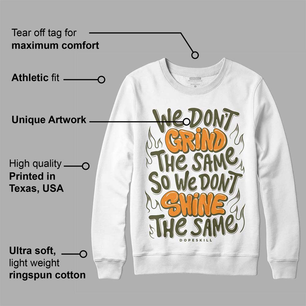 Olive 5s superstreetwear Sweatshirt Grind Shine Graphic