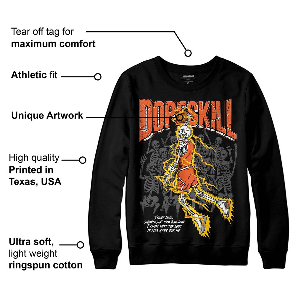 Georgia Peach 3s superstreetwear Sweatshirt Thunder Dunk Graphic