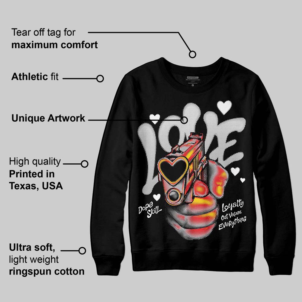 Dunk Panda White Black superstreetwear Sweatshirt Love Shot Graphic