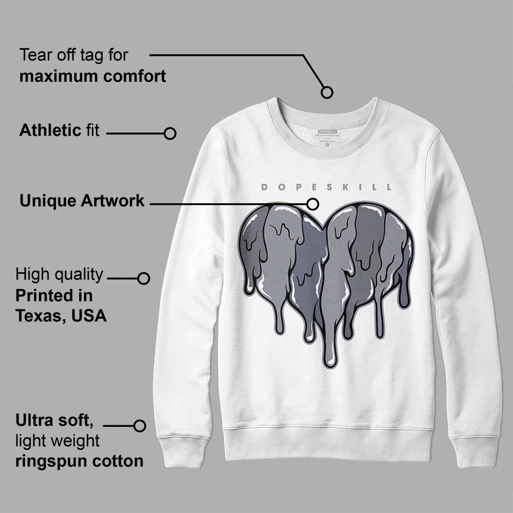 Stealth 14s superstreetwear Sweatshirt Slime Drip Heart Graphic