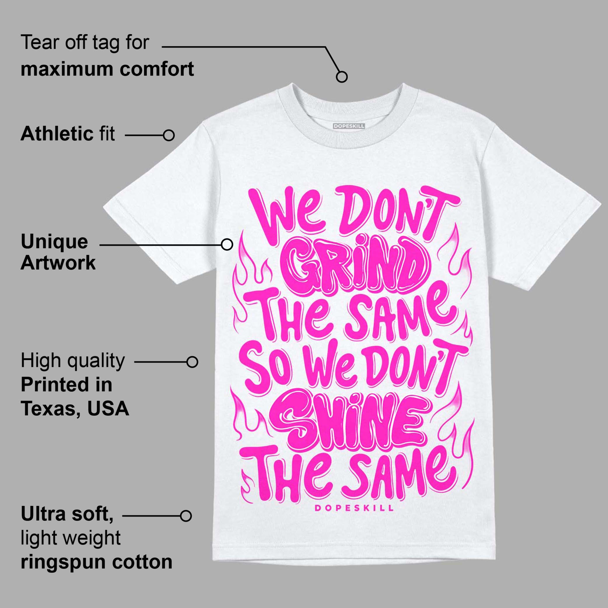 Dunk Low Active Fuchsia superstreetwear T-Shirt Grind Shine Graphic