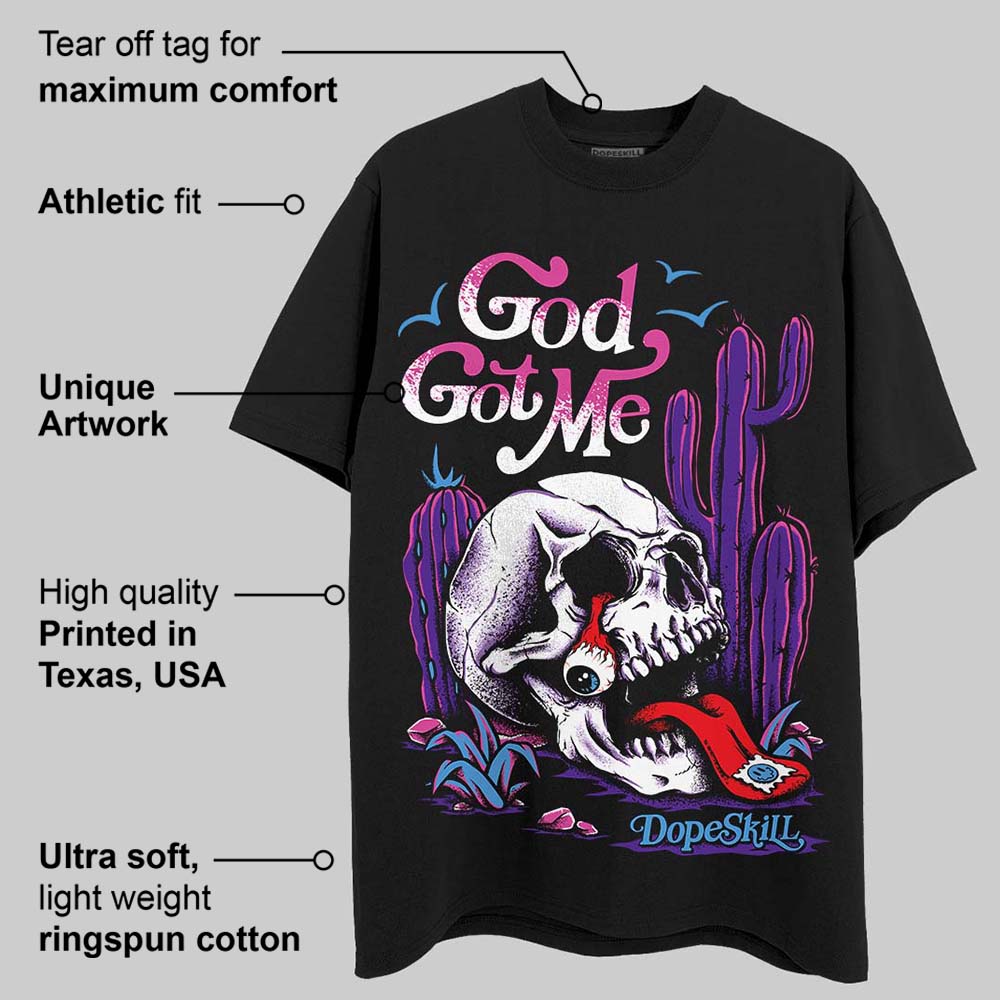 PURPLE Collection superstreetwear T-Shirt God Got Me Graphic