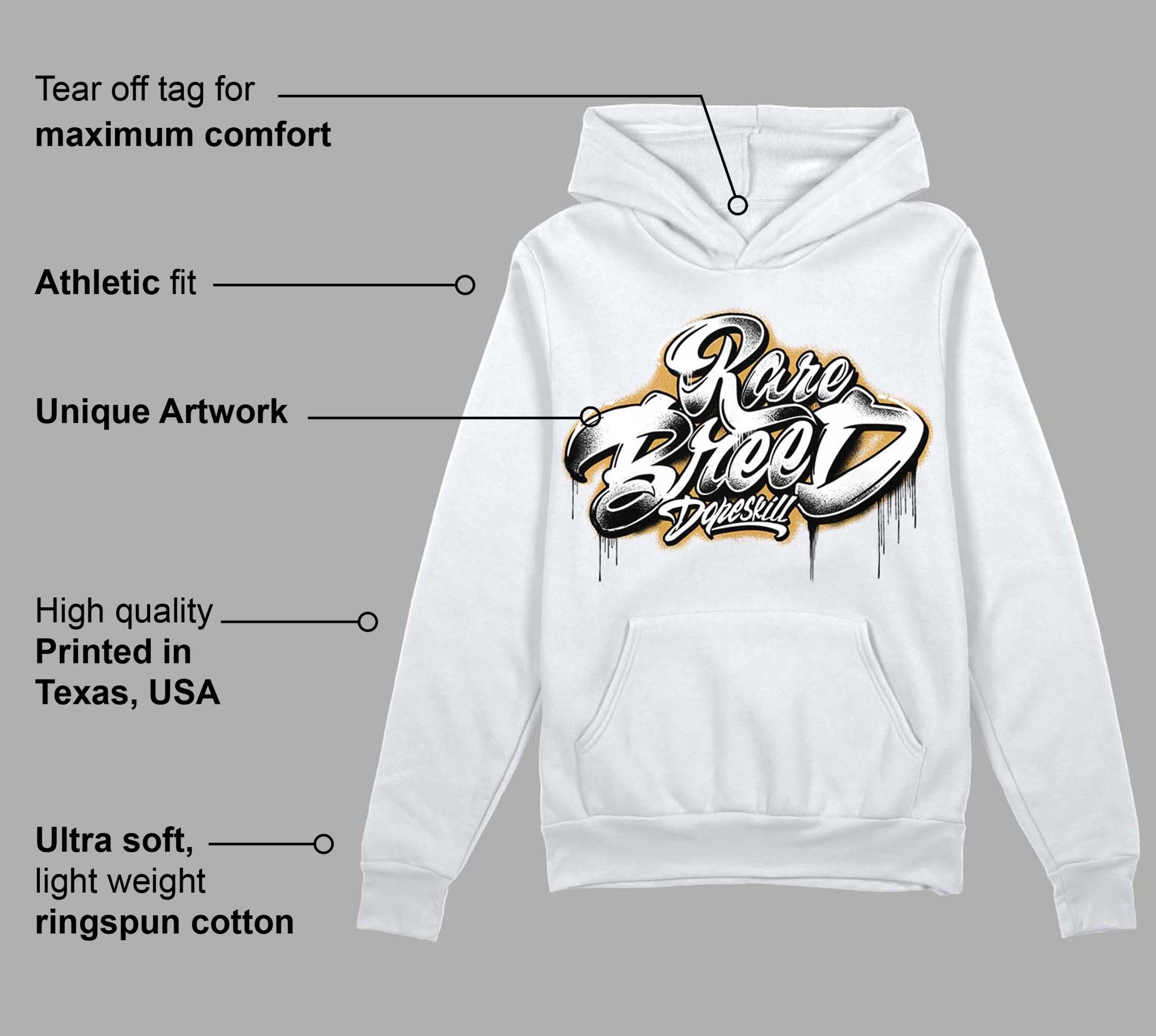 Gratitude 11s superstreetwear Hoodie Sweatshirt Rare Breed Type Graphic