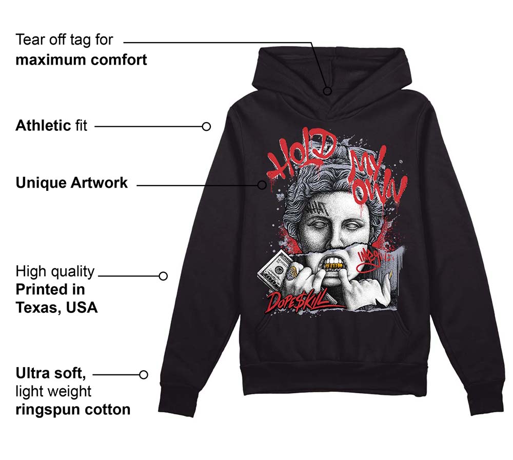 Bred Reimagined 4s superstreetwear Hoodie Sweatshirt Hold My Own Graphic