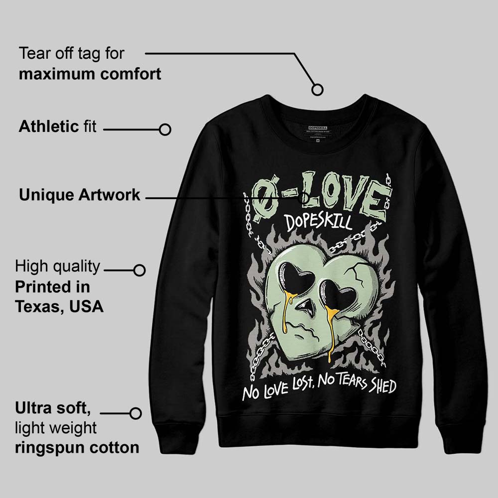 Seafoam 4s 2025 superstreetwear Sweatshirt Crying Heart Graphic