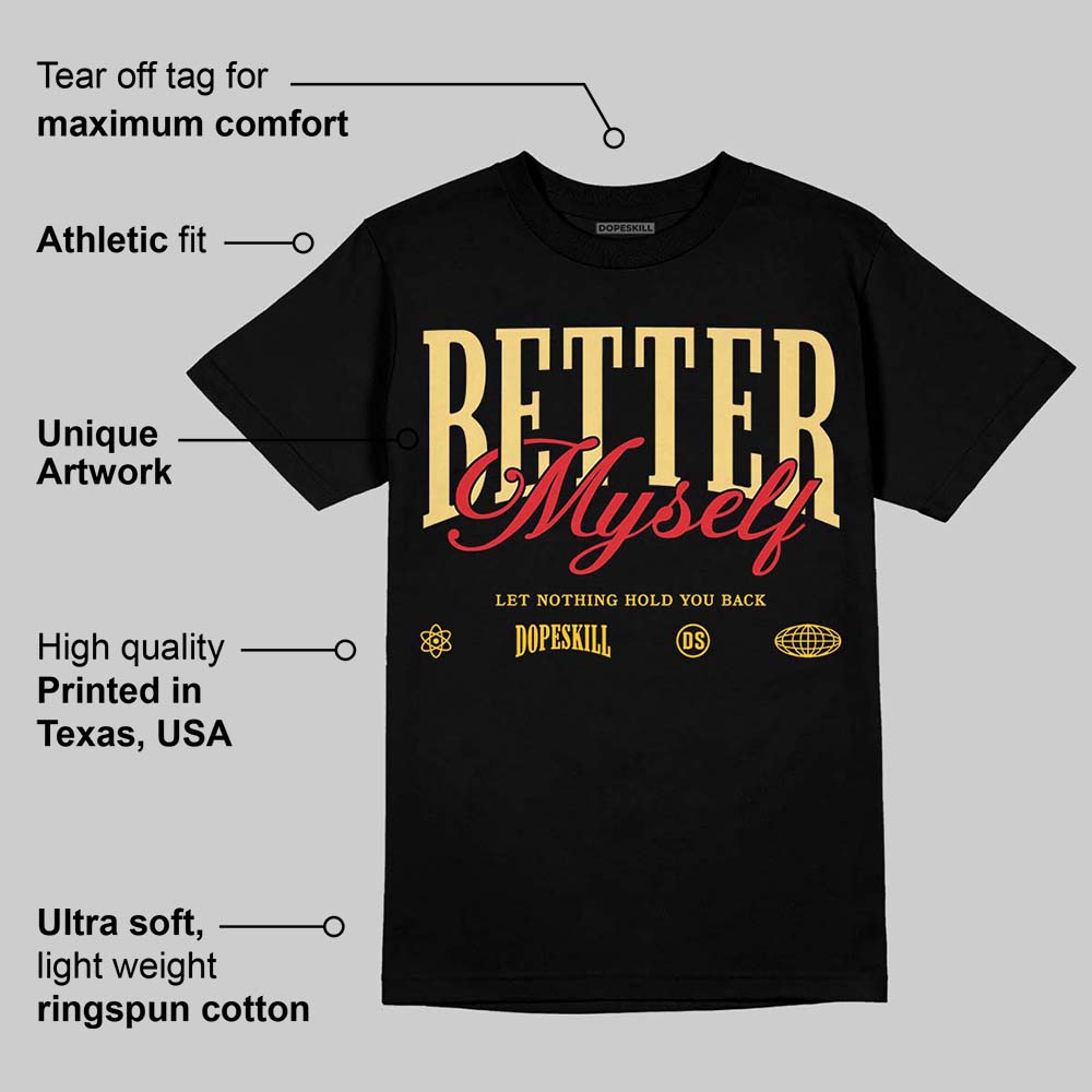 Quai 54 x Tour Yellow Black 1s superstreetwear T-Shirt Better Myself Graphic