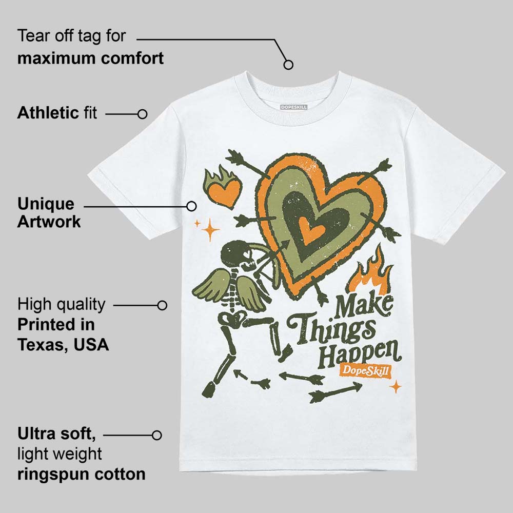 Olive Collection superstreetwear T-Shirt Make Things Happen Graphic