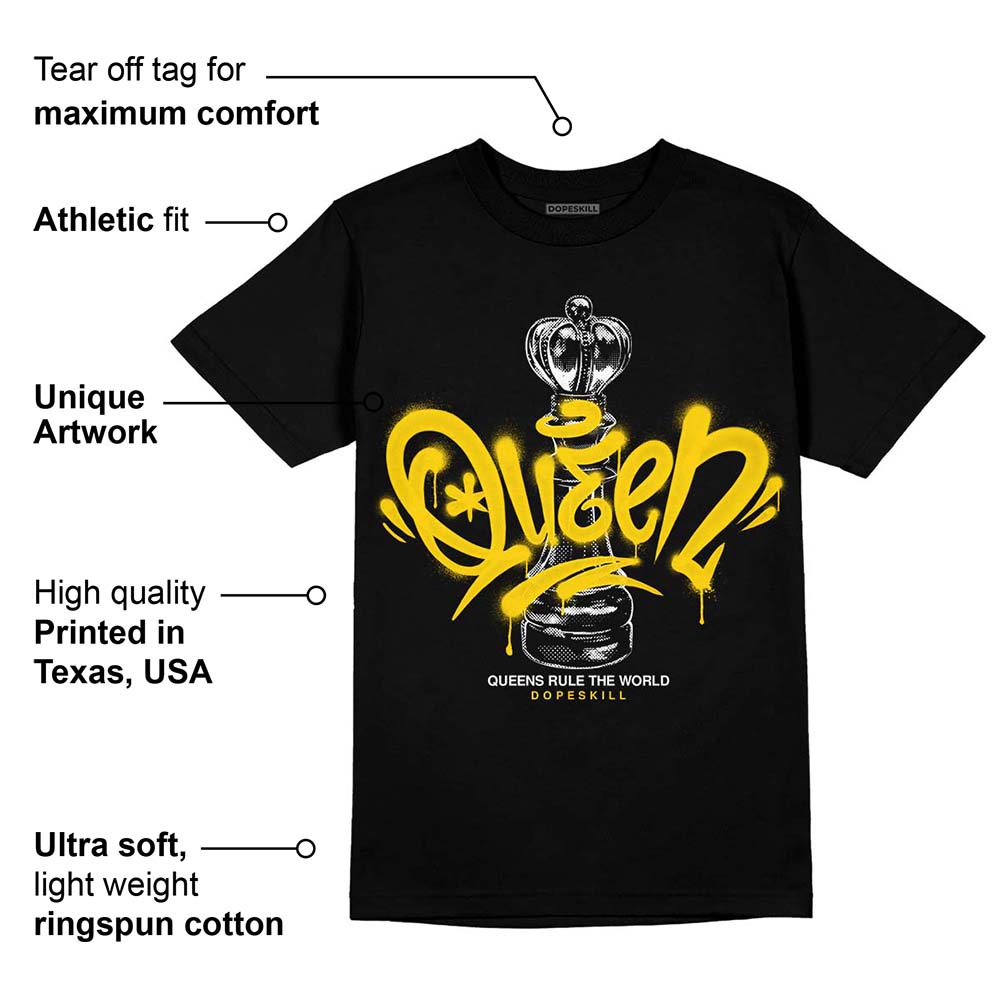Yellow Ochre 6s superstreetwear T-Shirt Queen Chess Graphic