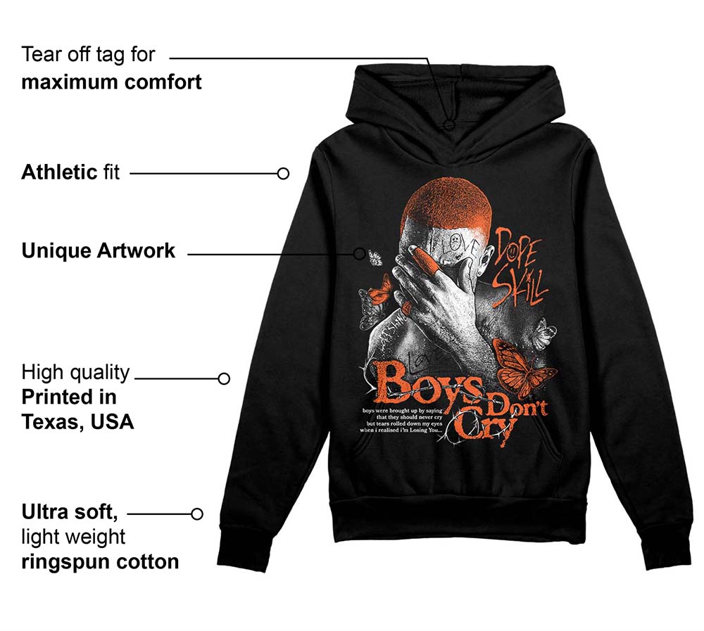 Georgia Peach 3s superstreetwear Hoodie Sweatshirt Boys Don't Cry Graphic