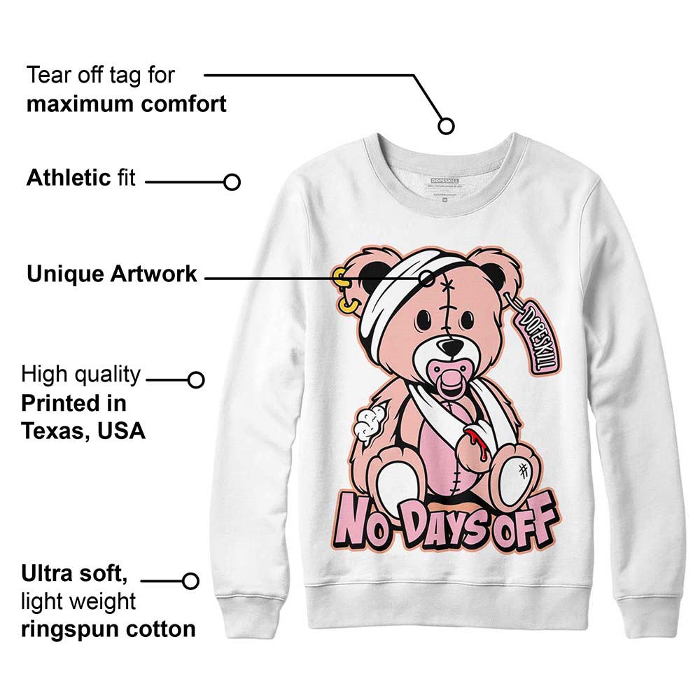 Legend Pink 11s superstreetwear Sweatshirt Hurt Bear Graphic