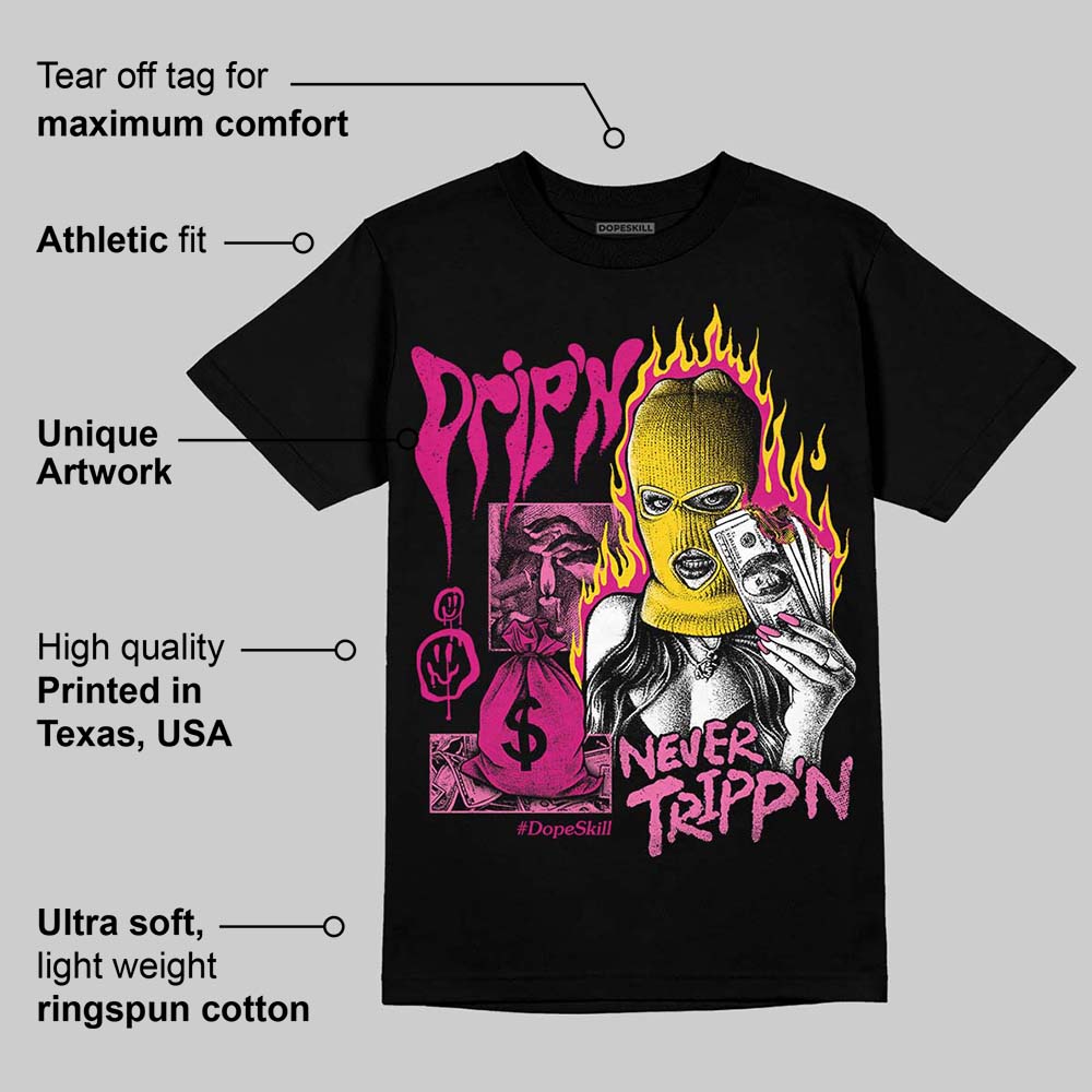 Rick RO Pink Leather Sneakers superstreetwear T-Shirt Drip'n Never Tripp'n Graphic