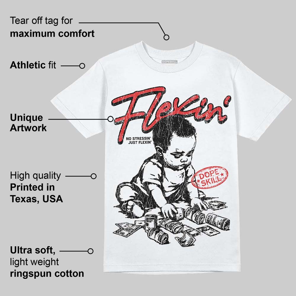 Red Cement 4S superstreetwear T-Shirt Flexin' Graphic