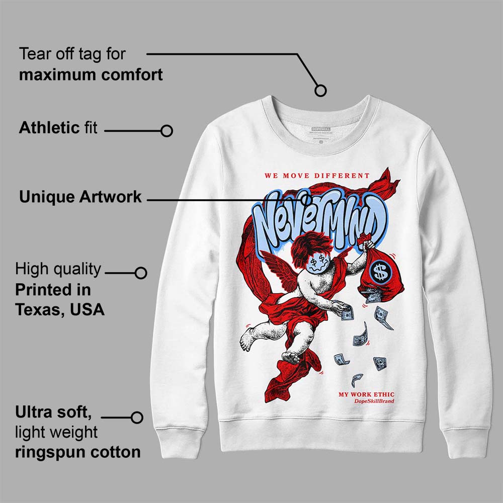 Cherry 11s superstreetwear Sweatshirt Nevermind Graphic