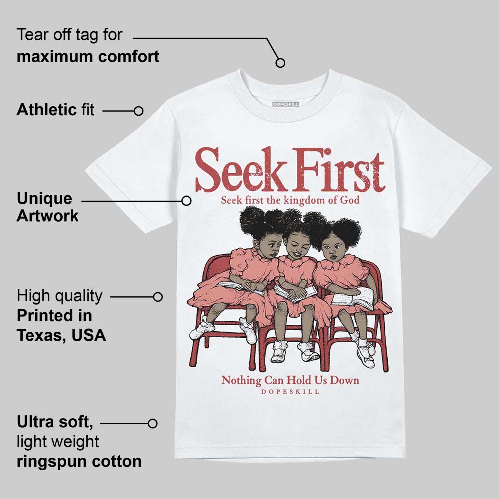 Dune Red 13s superstreetwear T-Shirt New Seek First Graphic