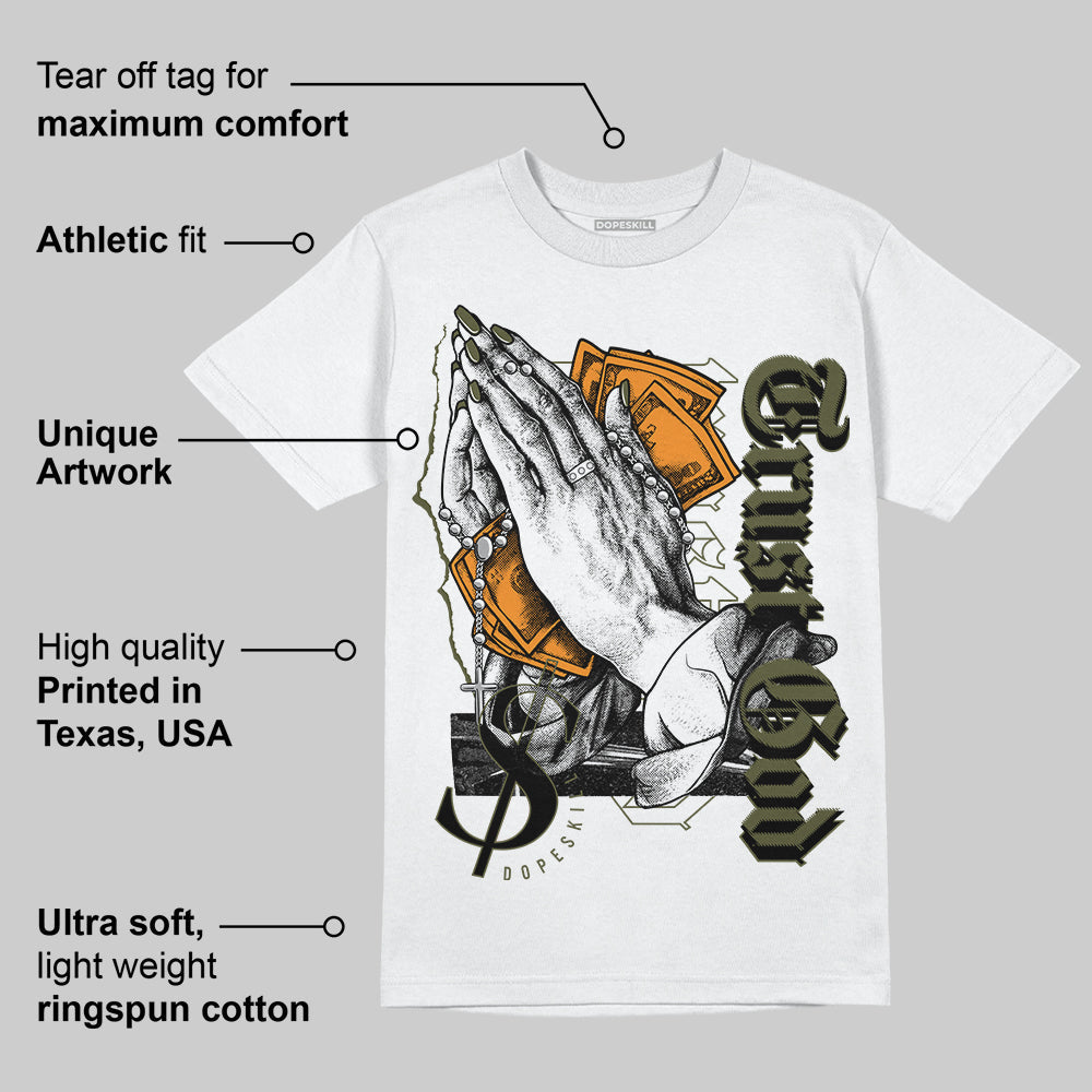 Olive 5s superstreetwear T-Shirt Trust God Graphic