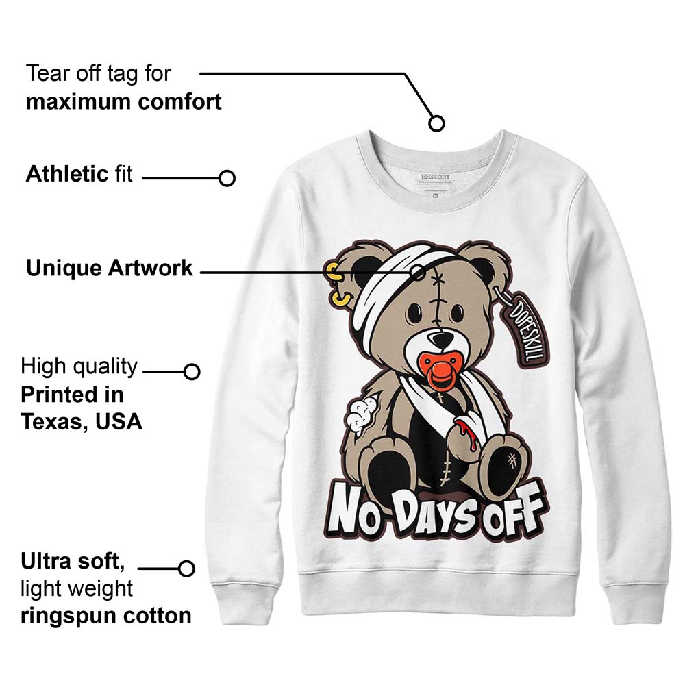 Latte 1s superstreetwear Sweatshirt Hurt Bear Graphic