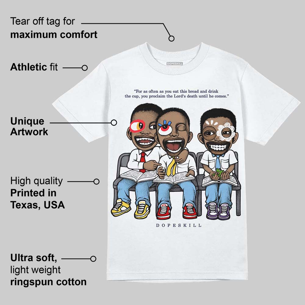 University Blue Collection superstreetwear T-Shirt First Sunday Graphic