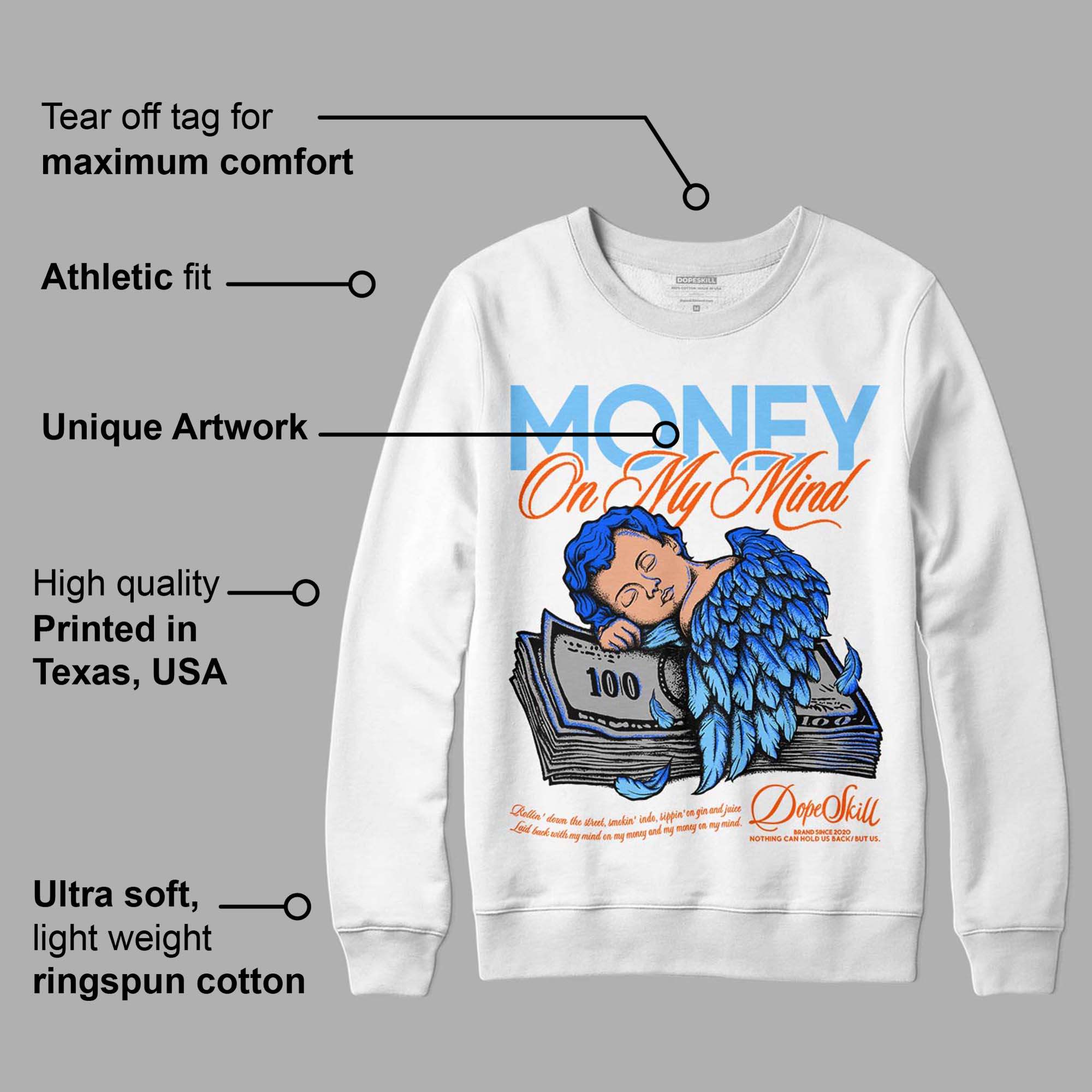 Dunk Low Futura University Blue superstreetwear Sweatshirt MOMM Graphic