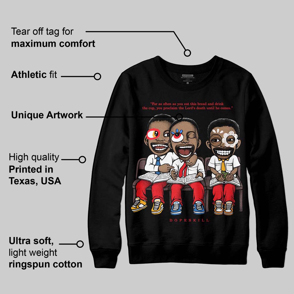 Red Collection superstreetwear Sweatshirt First Sunday Graphic