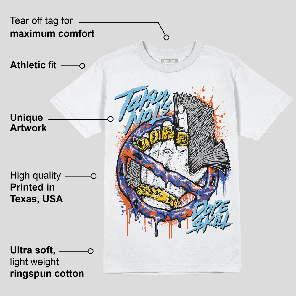 Dunk Low Futura Orange Blaze superstreetwear T-Shirt Takin No L's Graphic