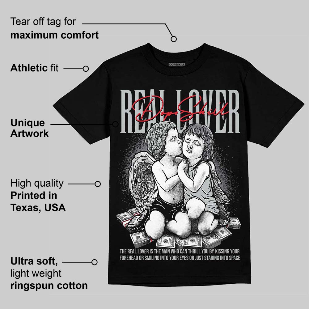 Wolf Grey 12s superstreetwear T-Shirt Real Lover Graphic