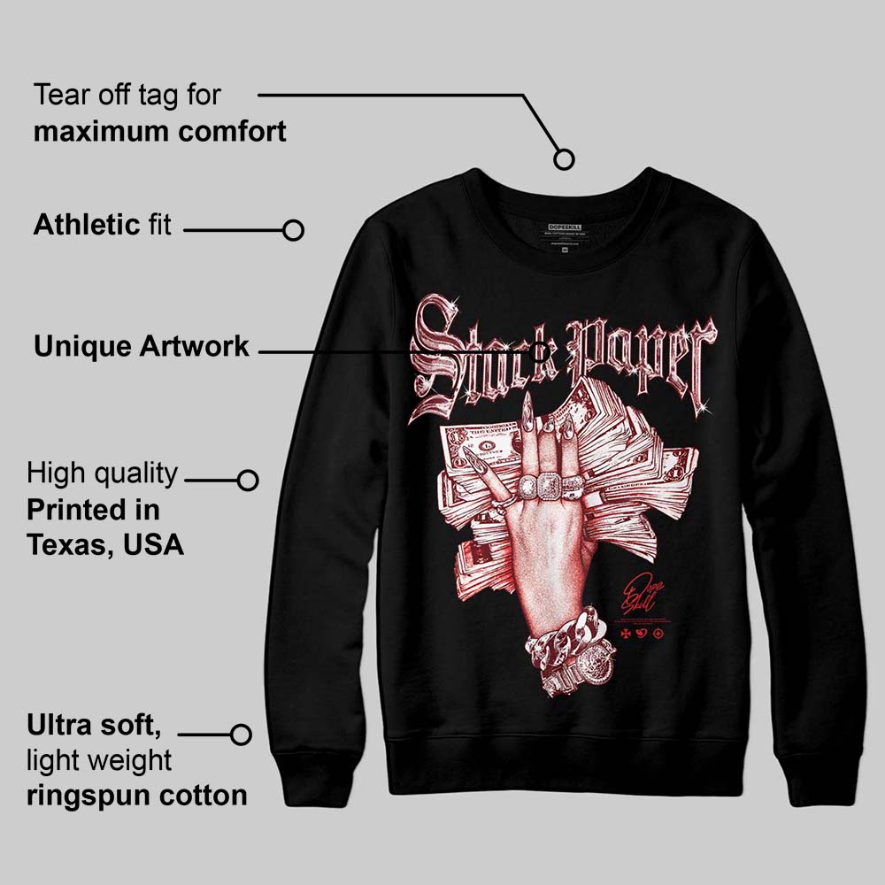 Red Collection superstreetwear Sweatshirt Stack Paper Graphic