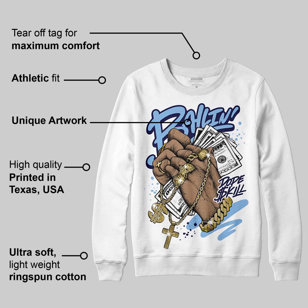 University Blue 6s superstreetwear Sweatshirt Always Ballin' Graphic