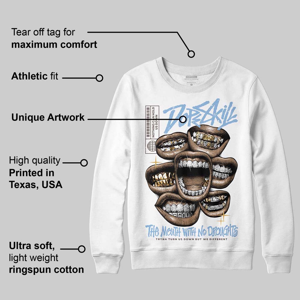 Handball Spezial Light Blue superstreetwear Sweatshirt The Mouth With No Droughts Graphic