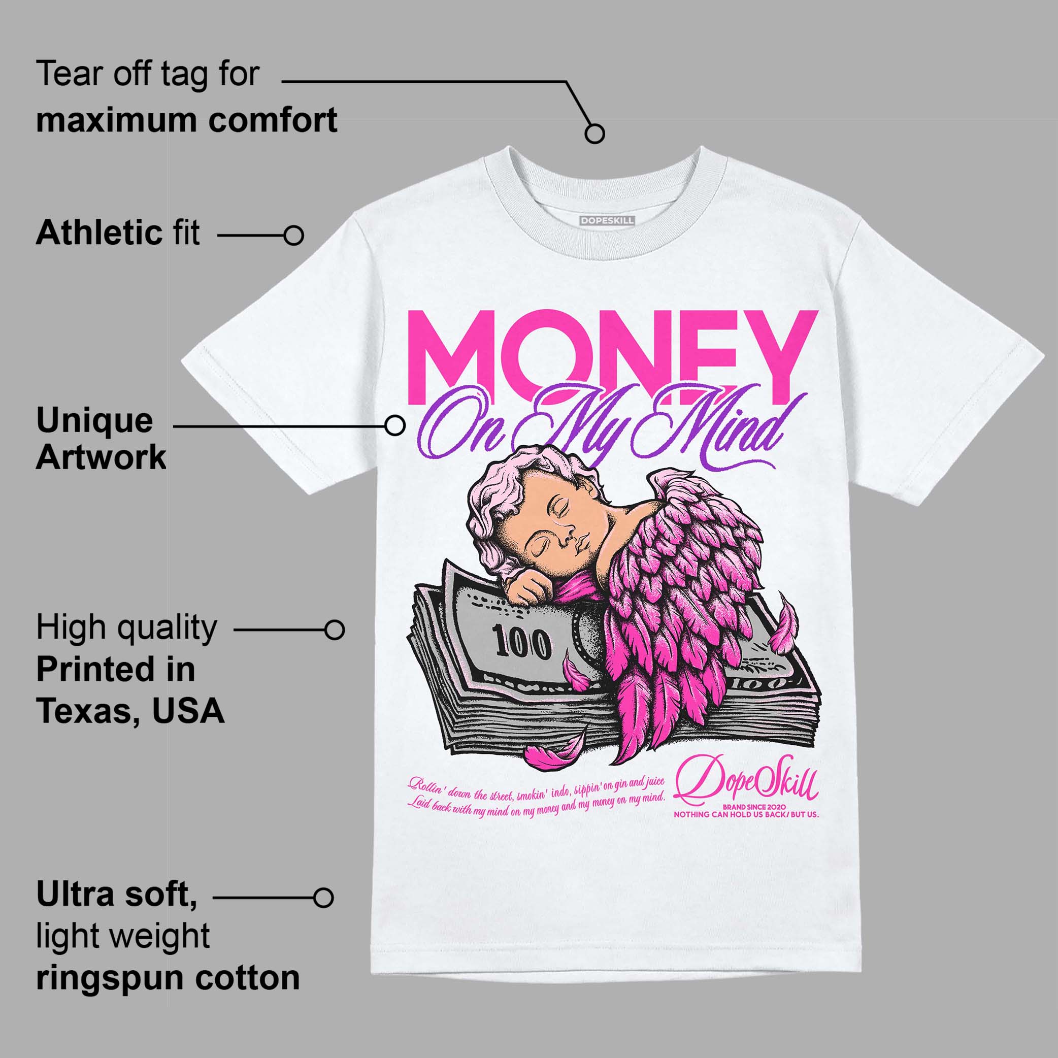 Triple Pink Dunk Low superstreetwear T-Shirt MOMM Graphic