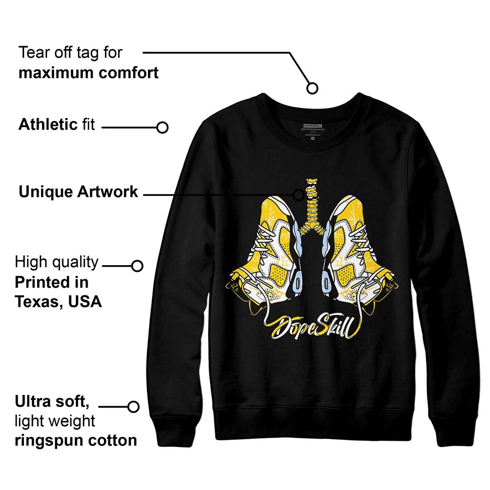 Yellow Ochre 6s superstreetwear Sweatshirt Breathe Graphic