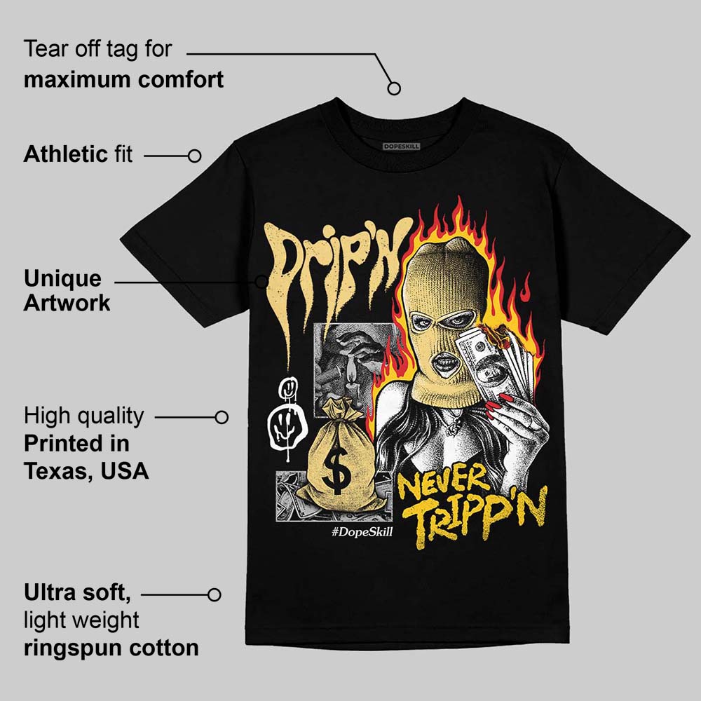 Quai 54 x Tour Yellow Black 1s superstreetwear T-Shirt Drip'n Never Tripp'n Graphic