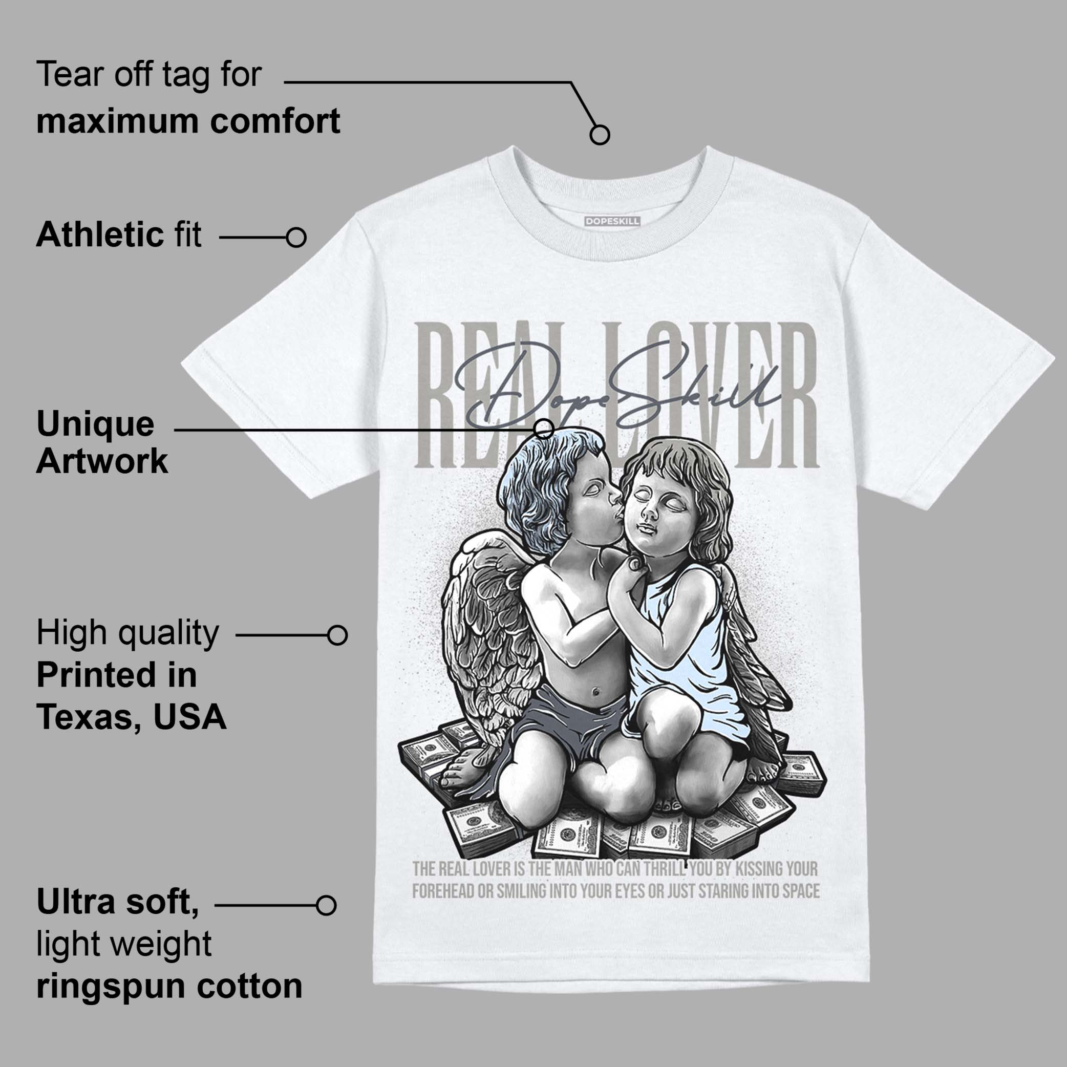 Cool Grey 6s superstreetwear T-Shirt Real Lover Graphic