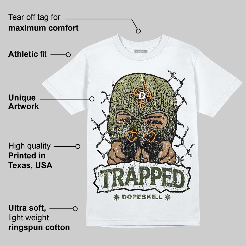 Olive Collection superstreetwear T-Shirt New Trapped Graphic