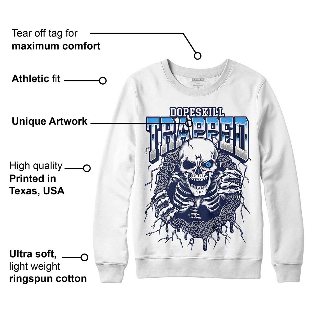 AJ Spizike White Obsidian superstreetwear Sweatshirt Trapped Halloween Graphic