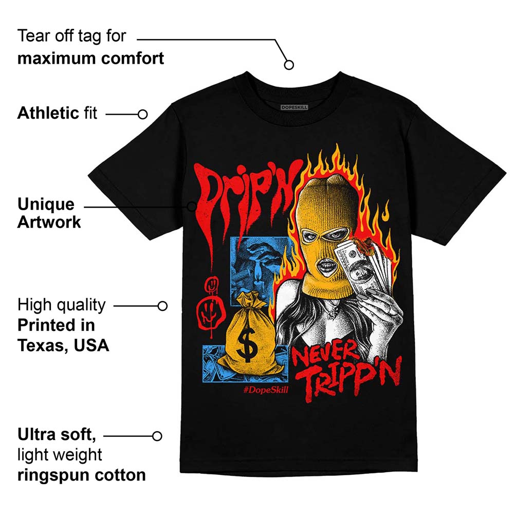 Red Collection superstreetwear T-Shirt Drip'n Never Tripp'n Graphic