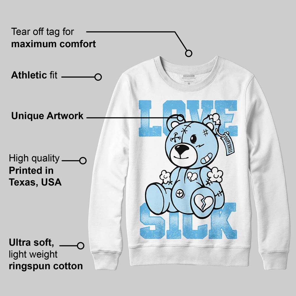 Legend Blue 11s superstreetwear Sweatshirt Love Sick Graphic