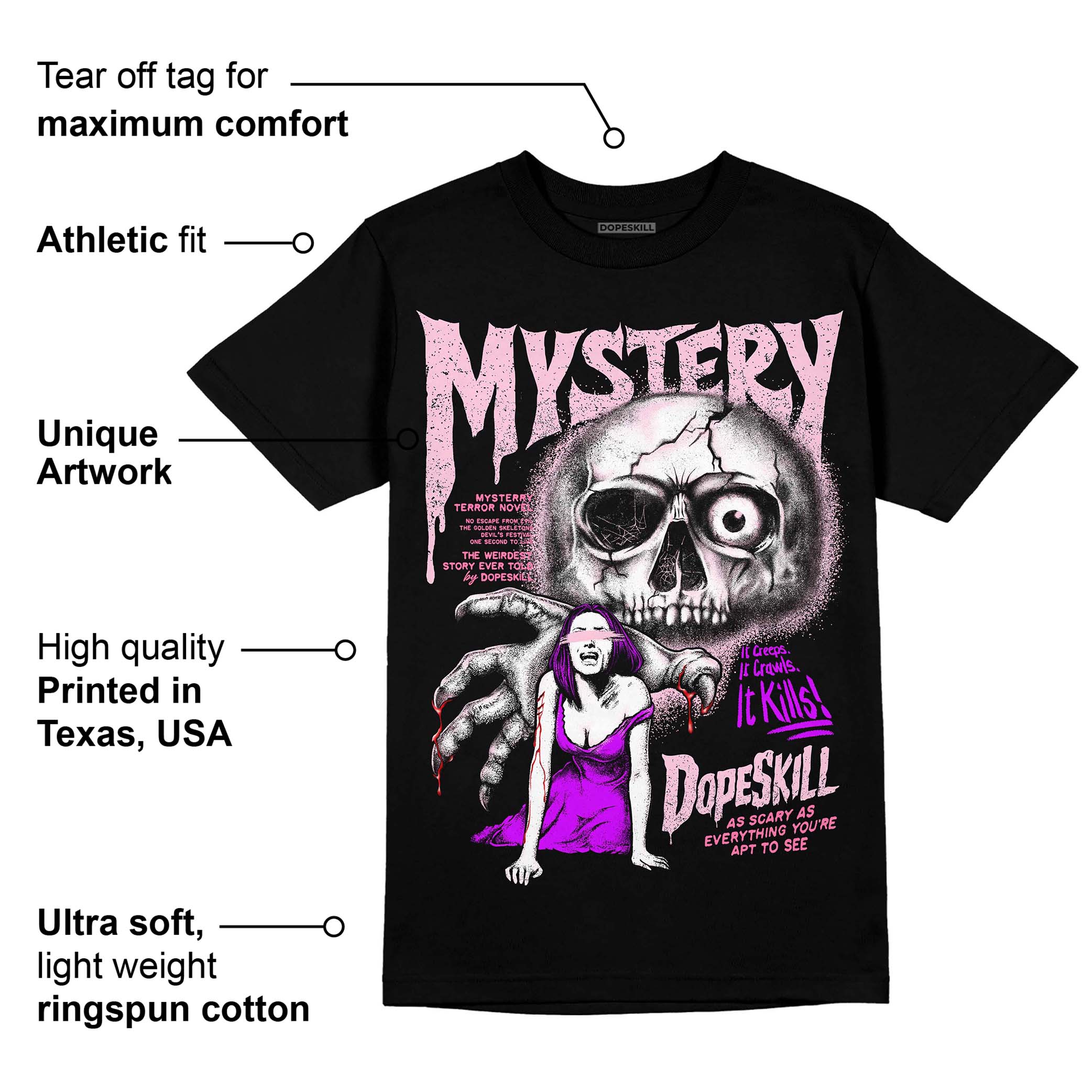 Dunk Pink Foam superstreetwear T-Shirt Mystery Ghostly Grasp Graphic