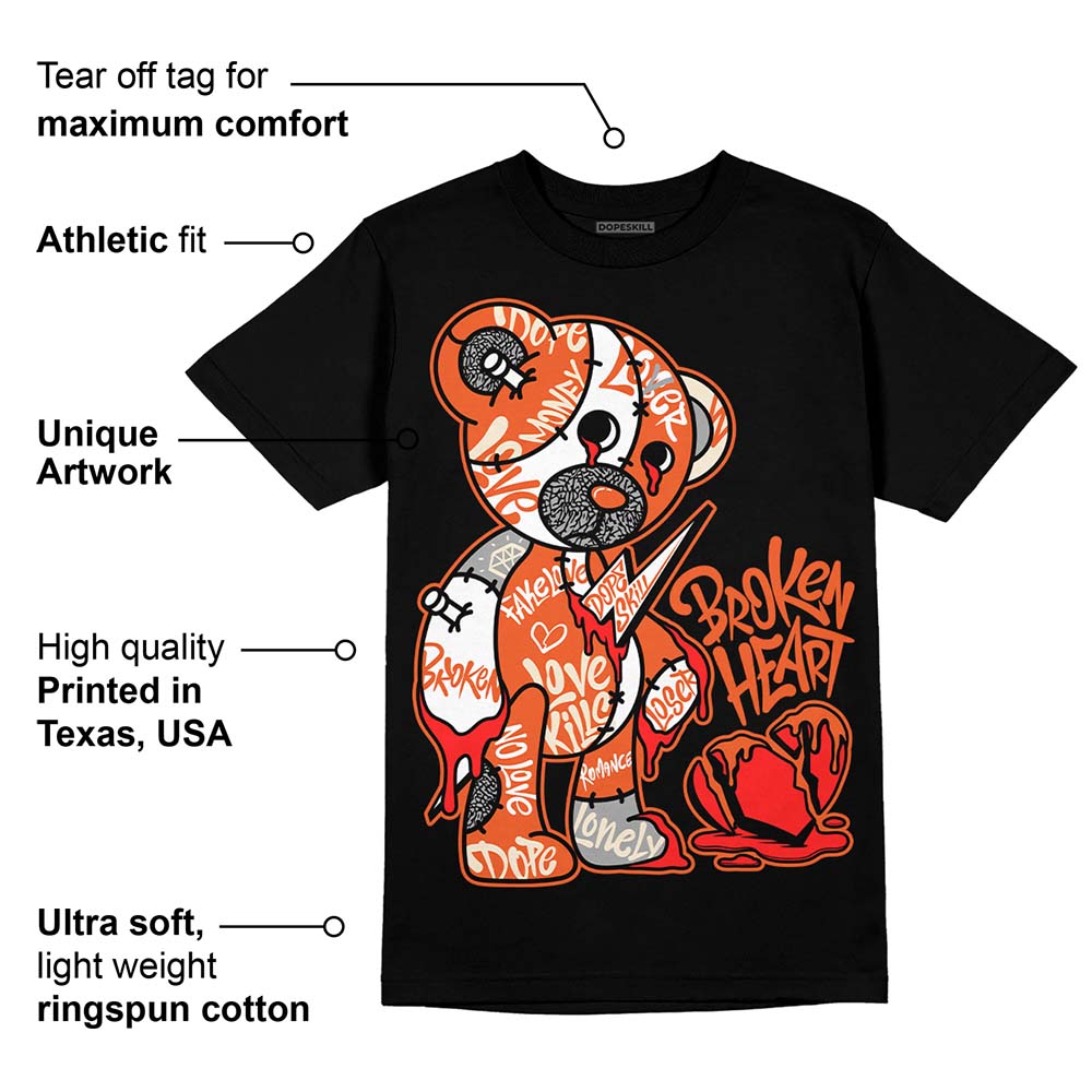 Georgia Peach 3s superstreetwear T-Shirt Broken Heart Graphic