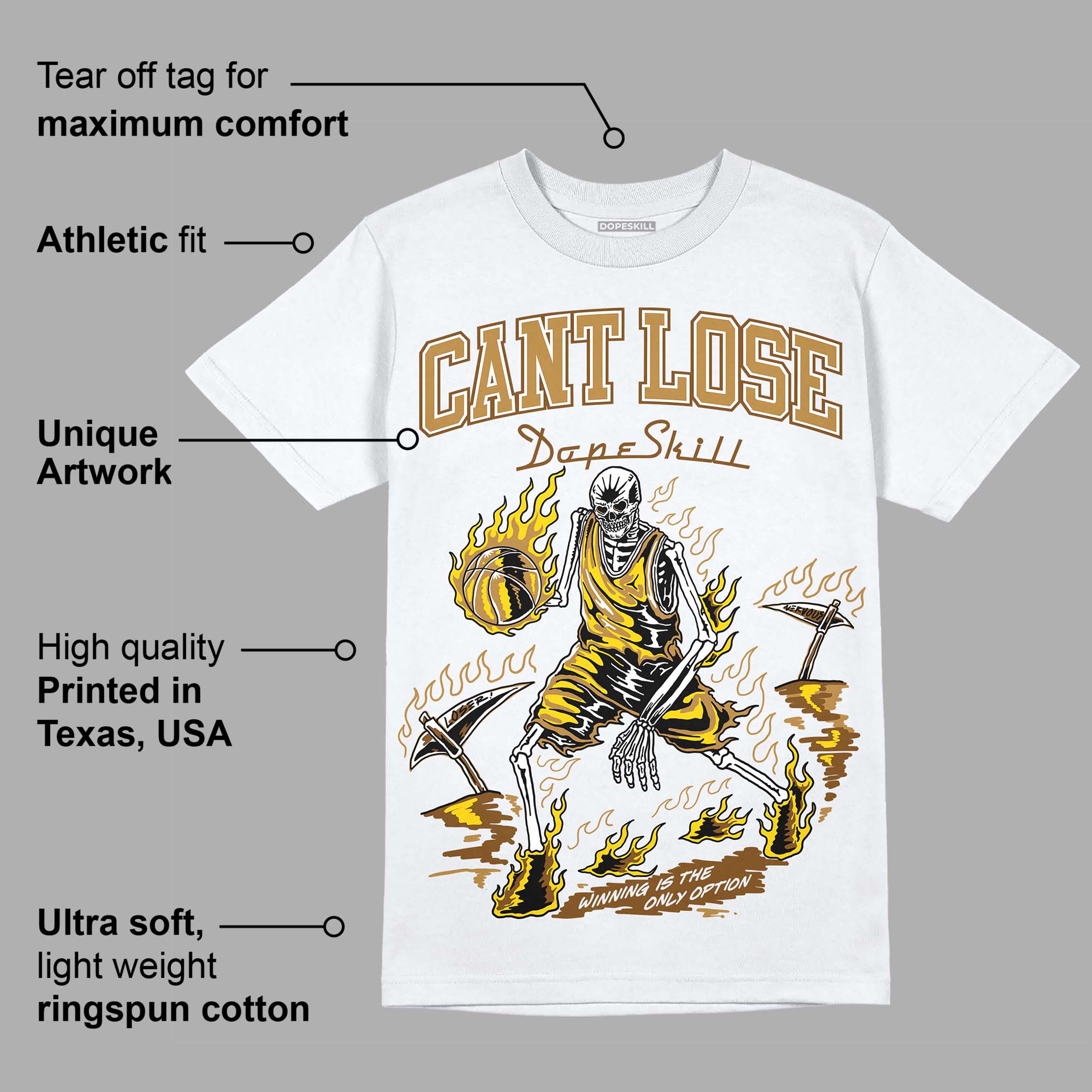 Wheat 13s superstreetwear T-Shirt Cant Lose Graphic